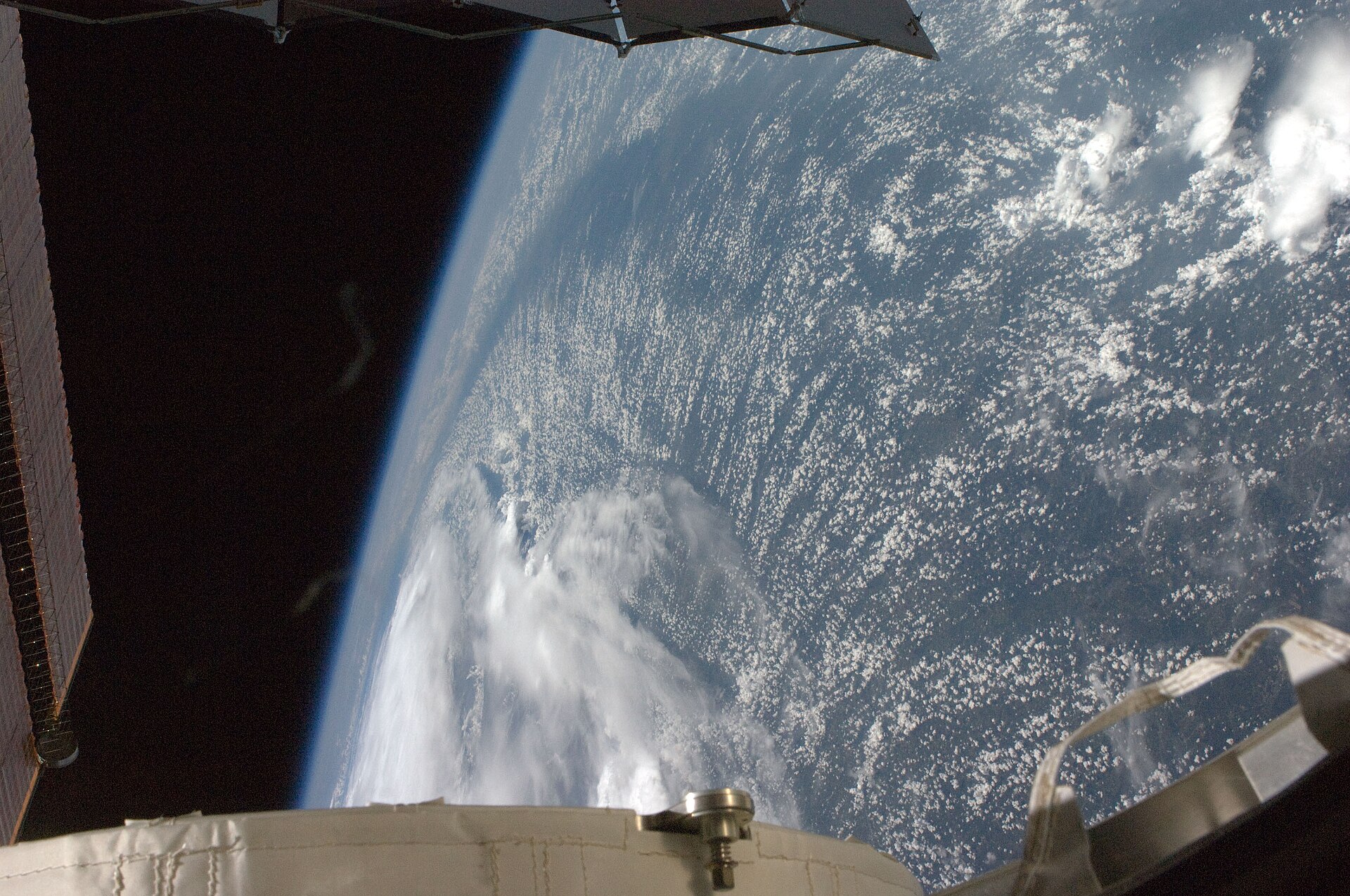 Hurricane Isaias update Gulf Coast regional satellite view, illustrative NASA image not a live storm photo