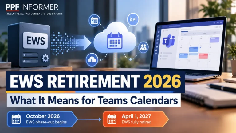 Microsoft Teams calendar problems and Exchange Online EWS retirement in October 2026, with April 2027 deadline